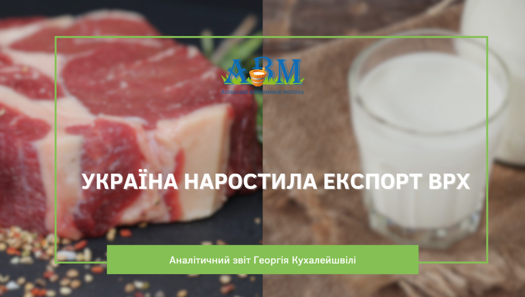 Україна наростила експорт ВРХ у лютому