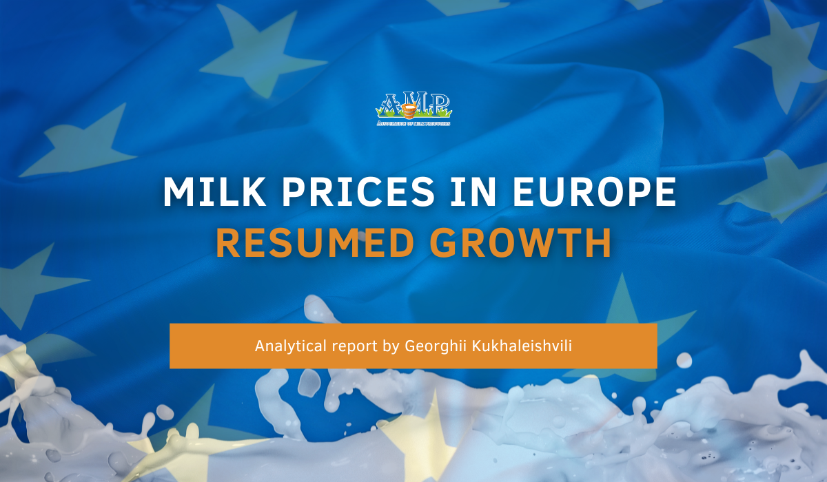 Milk Prices in Europe Resumed Growth