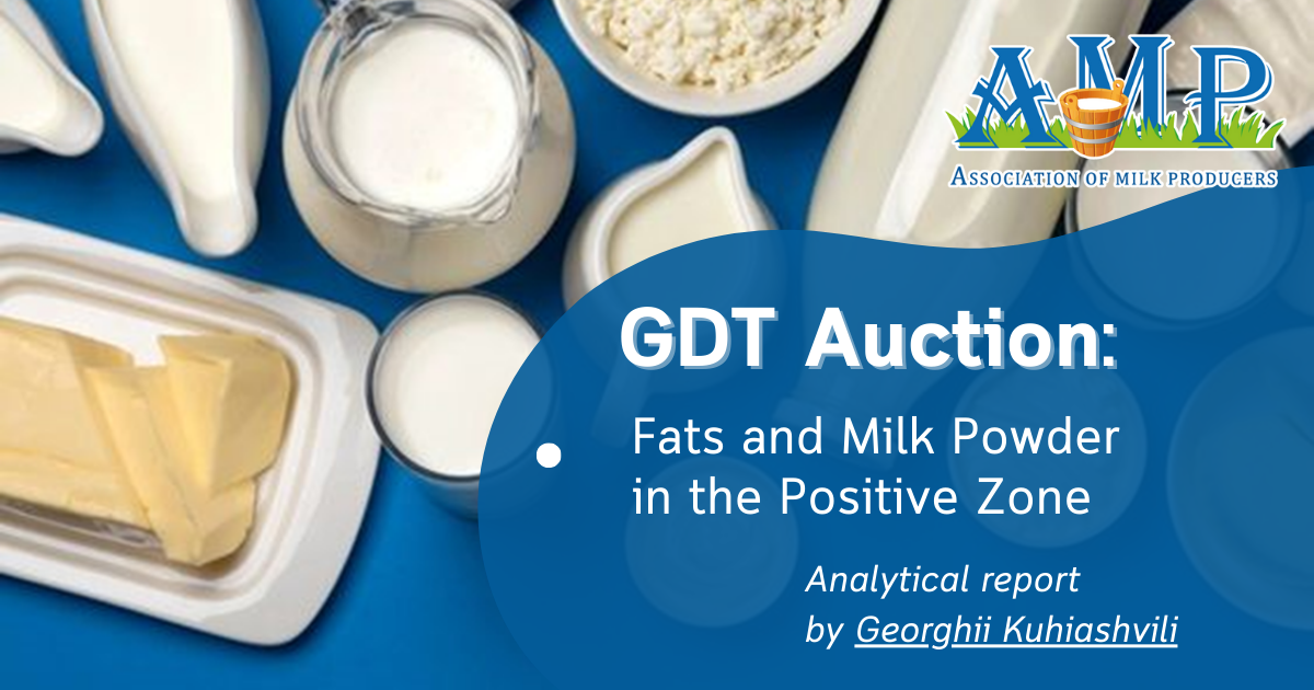 GDT Auction: Fats and Milk Powder in the Positive Zone